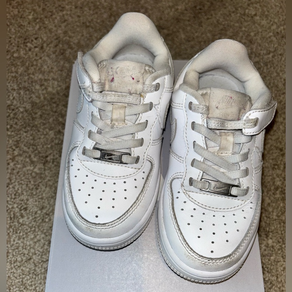 Toddler Force 1 Low EasyOn Kids White Sneakers